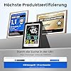 Newentor CO2 Messgerät, 4 CO2-Konzentrationsstufen mit Alarm und Lüftungsempfehlungen, Batteriebetrieb & USB-Anschluss mit 3 Helligkeitsstufen, für Schulen, Büro, Wohnzimmer, NDIR, Schwarz, 1er Pack