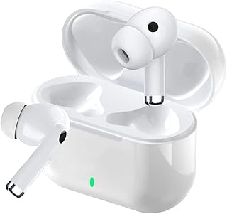 Wireless Earbuds Active Noise Cancelling Headphones Wireless Bluetooth 5.2 with Microphone Charging Case 30H Playtime in-Ear Hi-Fi Stereo IPX7 Waterproof Headsets for iPhone airpod pro/Android