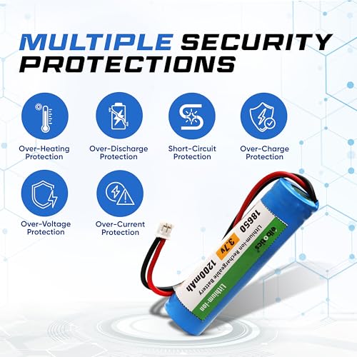Image of 3.7 V 1200mAh Rechargeable Batteries Lithium-Ion Battery with PH2.0 /2P Connector for DIY Electronic Products Toys Lighting Bluetooth Devices (1200mAh PH2.0)