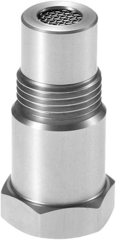 Universal Oxygen O2 Sensor Spacer Adapter M18x1.5 Stainless Steel Extender Straight Catalytic Converter Fix Check Engine Light for Exhaust Systems