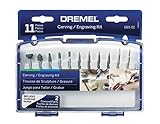 Dremel 689-01, Carving and Engraving Rotary Tool Accessory Kit, Perfect for use Wood, Metal, and Glass (11 Piece)