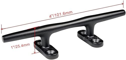 Miniatura 9 de MIZUGIWA Boat Cleats 316 Stainless Steel Dock Cleats for Boat,4 Inch 5 Inch 6 Inch 8 Inch,Marine Cleats,Open Base Cleats,Rope Cleat with Fasteners