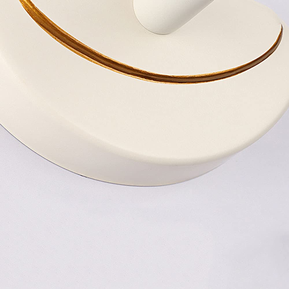 LED 180°Einstellbar Spiegellampe Weiß Runde Röhre Spiegelleuchte Spiegel Frontlicht Badezimmer Wasserdicht Toilette Badezimmer Spiegellicht IP44 Dekoration Wandleuchte L61CM 14W,61cm warm light