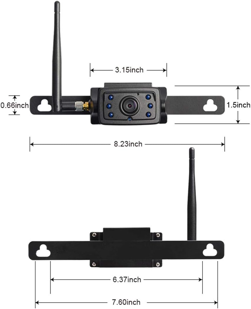 Haloview CA109 Wireless 720P High Definition License Plate Rear View Camera Hitch Camera for MC7108/MC5111