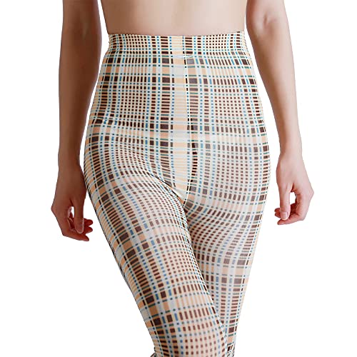 Image of Sahabowi Women Tights, Sheer High Waist Pantyhose, Vintage Control Top Stockings