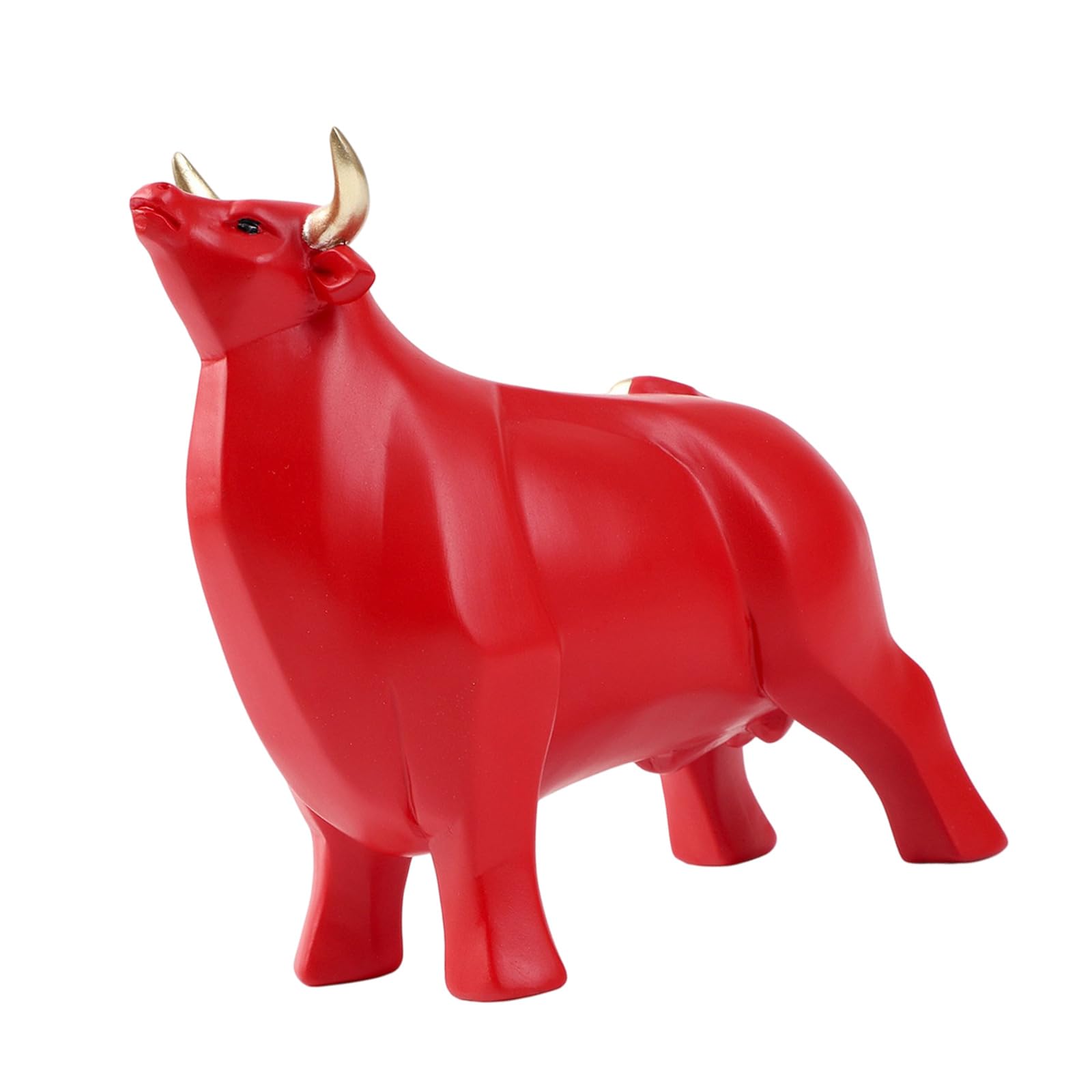 PANGBOER Wall Street Bulls Statues Resin Bulls Figurines and Sculptures Decorative Ornament Home Decors Housewarming Gifts Unisex Decorative Ornament