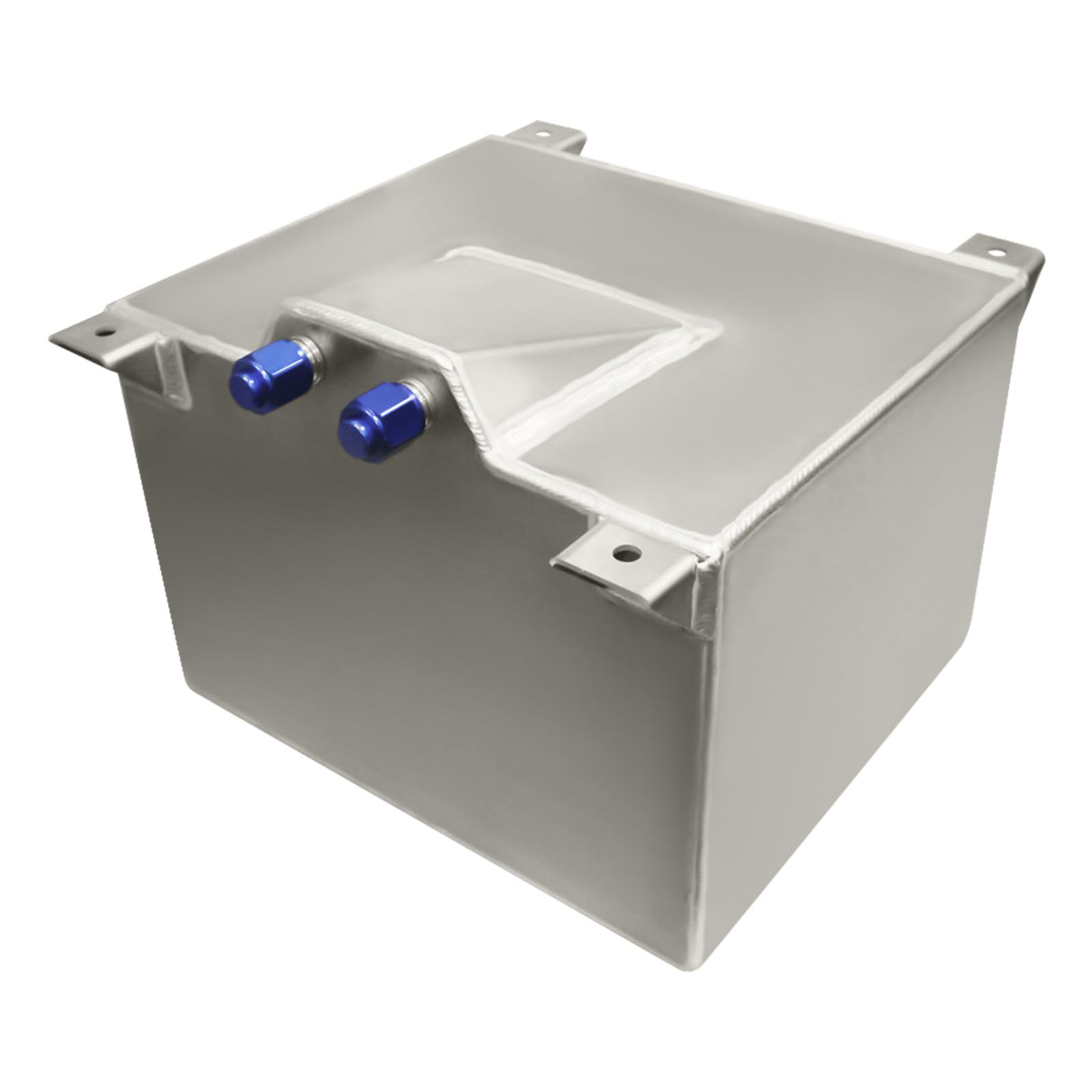 20L Kraftstofftank Aluminium, 5 Gallonen Treibstofftank, Kraftstofftank mit Ölstandsensor, Kunststoffdeckel Motorsport Benzintank, für Lastwagen, Geländefahrzeuge