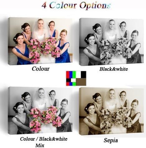 Your Image Turn Into Canvas Art Print - Photo to Canvas Custom Prints - Personalized Wall Art Pictures for Bedroom, Office and living room with frame (8"W x 10"H x 0.5"D) - Image 9