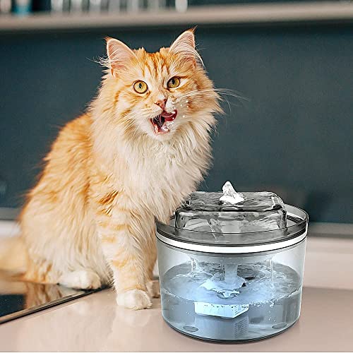 Fuente de Agua Automática para Gatos y Perros Pequeños 2.1L miniatura 6