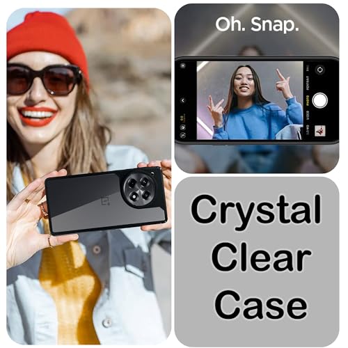 Image of A rtistque Hard Clear Back Cover Case for OnePlus 12R 5G | Shockproof TPU | Acrylic Armor Case for OnePlus 12R 5G | Stylish Protective Design - Transparent
