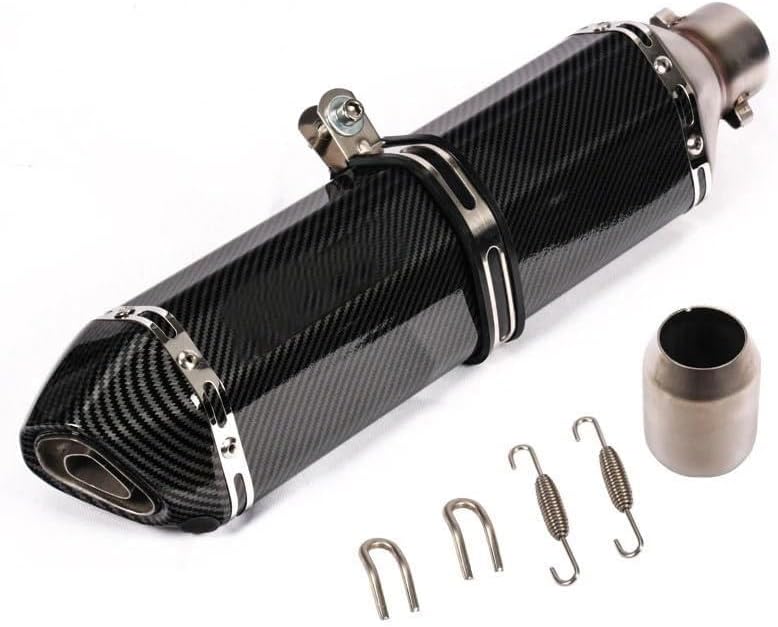 Motorcycle Exhaust Muffler 51mm Universal Accessories Motorcycle Exhaust pipe Muffler Pipe echappement moto XJ6 MT07 09 03(Type A3 with sticker)