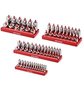AIRTOON 3/8-Zoll Inbus-Steckschlüsselset Extra Lang – 18-teilig Für SAE & Metrische Schrauben
