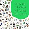 100Pcs Montana Stickers for Water Bottle and Laptop - Montana Party Favors & Decorations, Waterproof Vinyl Decals, State Pride and Icon Stickers #1