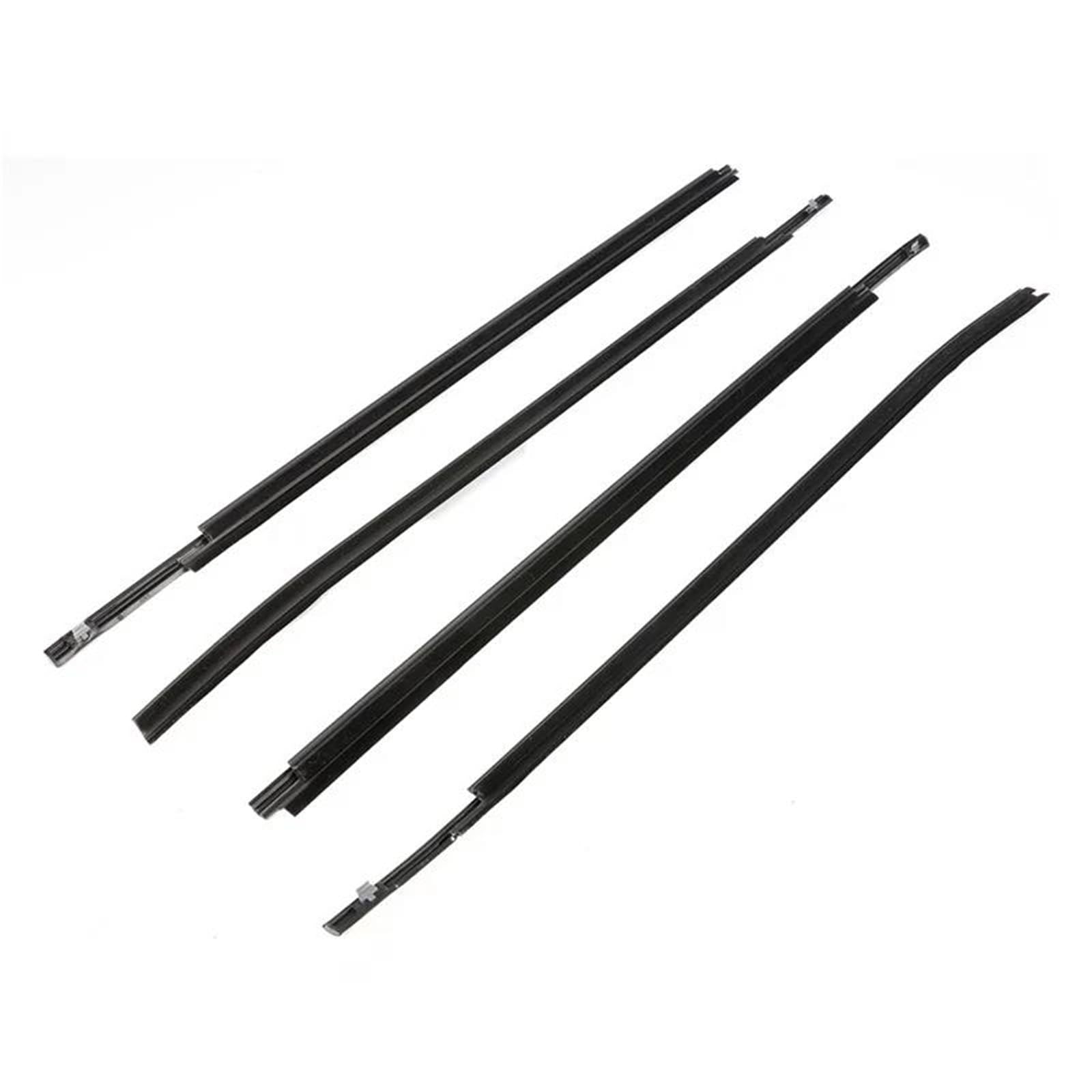 Hlwxmdz One Color For Toyota For Tundra For Crewmax 2007-2018 4Pcs/Set Car Window Weatherstrip Car Window Seals