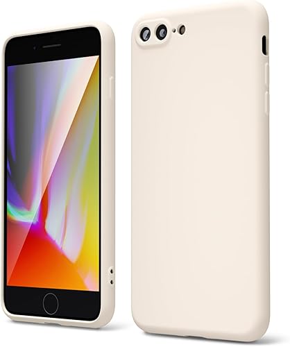oakxco Funda para iPhone 7 Plus Funda para iPhone 8 Plus de Silicona Líquida, Bonita Delgada Fina Cubierta Suave de Gel de Goma Suave para Mujeres y