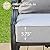 MIXPATIO Patio Furniture Set 5 pcs, Outdoor Patio Furniture, 3-Seat Sofa, 2 Rocking Chairs, 2 Ottomans and 5.75" Extra Thick Cushion, Patio Conversation Set for Garden Backyard Deck,Grey