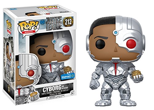 Figura Cyborg Exclusive 212 Funko POP. Vinyl Justice League