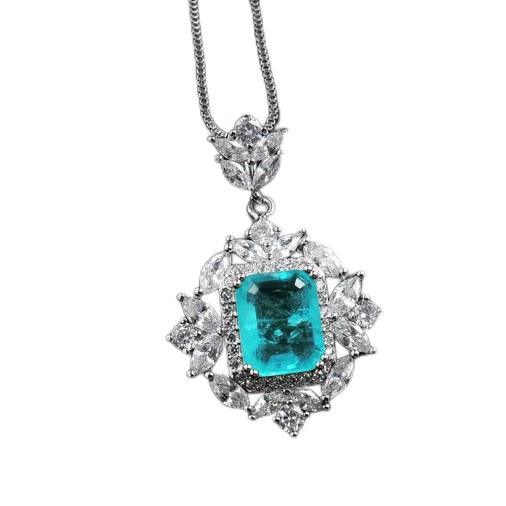 Collier pendentif tourmaline et boucles d'oreilles pour rayonner le jour de votre mariage - 6