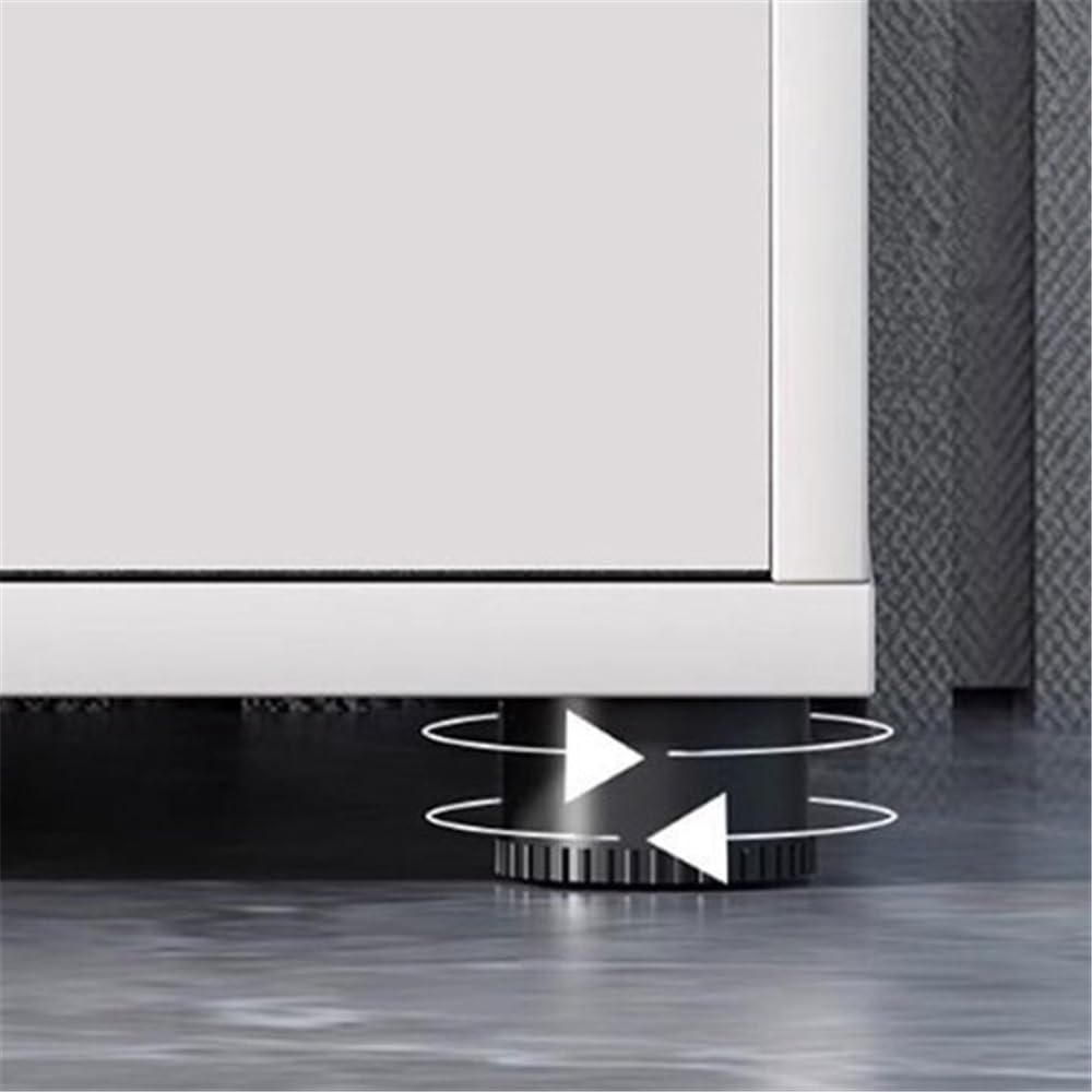 Home Office File Cabinet with Partition Storage Locking Drawer and Printer Cabinet White Color Ideal for Office Nization and File Management-Black