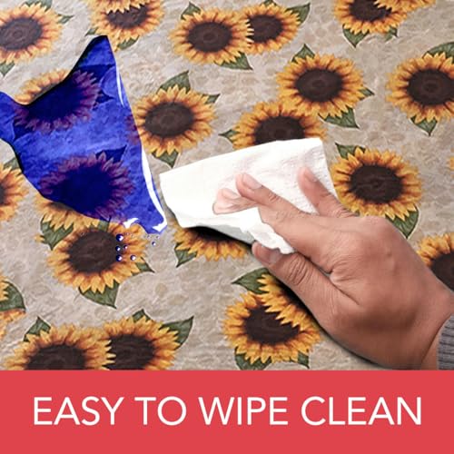 image for Covers For The Home Deluxe Elastic Edged Flannel Backed Vinyl Fitted T