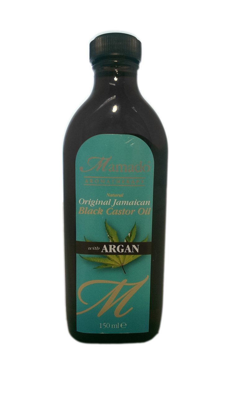 Mamado Aromatherapy Natural Original Jamaican Black Castor Oil With Argan 150ml