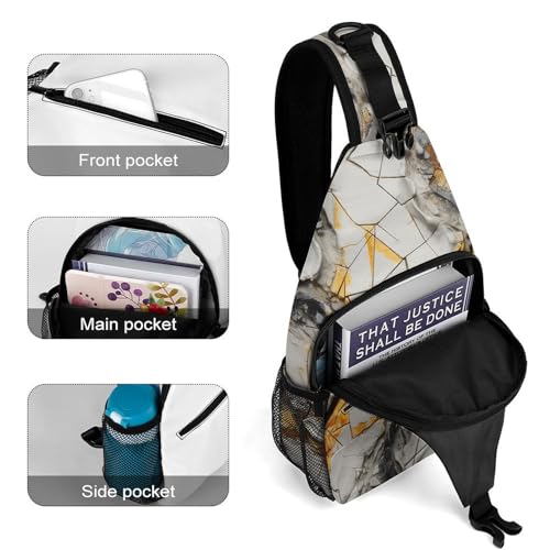 Sac à dos à bandoulière de voyage compact avec imprimé étoiles