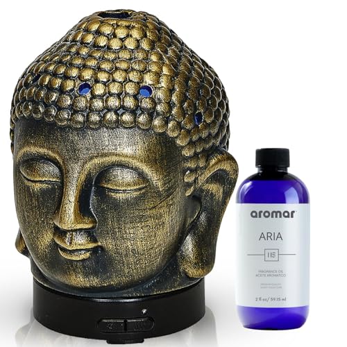 Aromar Buddha Ceramic Diffuser, Bronze