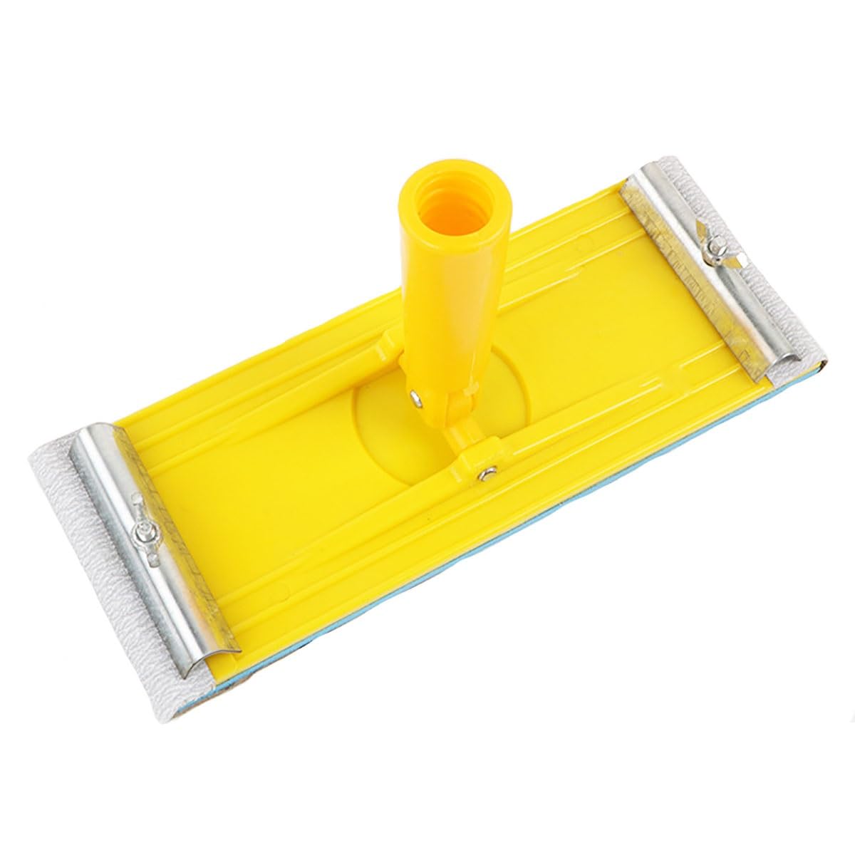 Heavy Duty Swivel Pole Sander Head, No-Flip Design with Quick Release Clamp, for Fast Productive Floor Wall and Ceiling Sanding, with All Sandpapers
