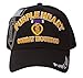 Veteran Purple Heart Shadow Black Adjustable Cap