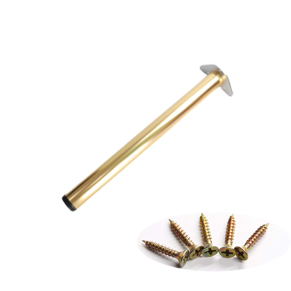 Gambe cilindriche regolabili per tavolo cilindriche, capacità di carico 30 kg, piedini di ricambio per mobili da cucina, con viti, altezza 89,9 cm, supporto durevole