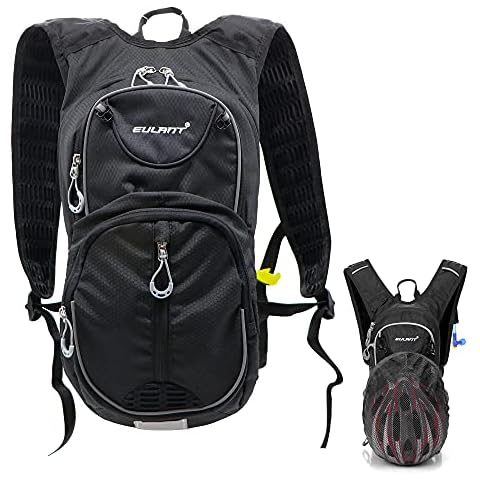 ONTYZZ Mochila Ciclismo 12L con Tira Reflectante y Bolsa de Malla Cover
