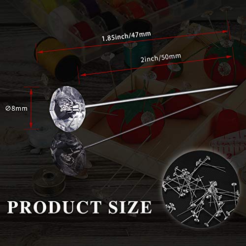 image for Outus Bouquet Pins Corsages Pins Flower Diamond Pins Floral Rhinestone