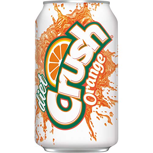 Diet Crush Orange Soda, 12 Fl Oz Cans (Pack of 12, Total of 144 Fl Oz) image 2