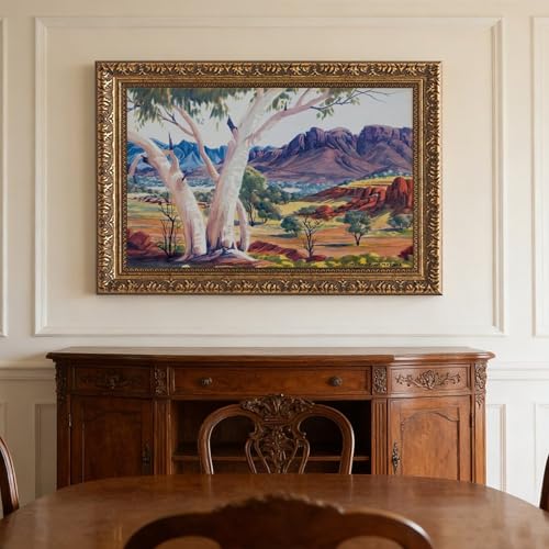 Impression sur toile haut de gamme Looking West Spring Gap Namatjira - 3