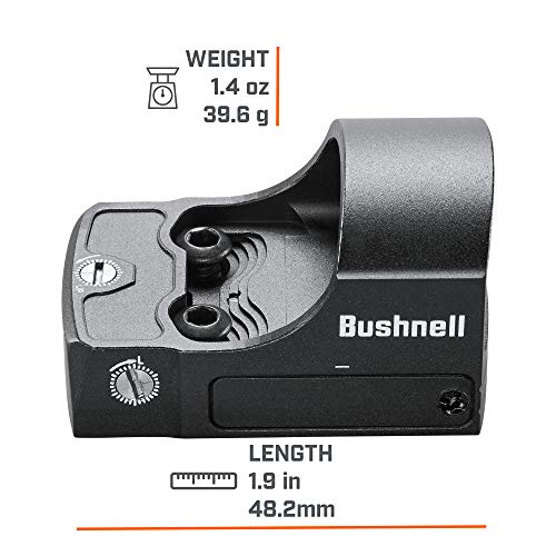 Bushnell Rxs100 Reflex Sight, Red Dot Sight With 4 Moa And 8 Brightness Settings, Durable With Long Battery Life #TOP2