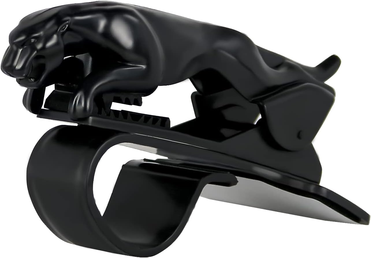 HAOYAYA Car Leopard Form Navigation Dashboard Phone Holder 360 Degree Rotating Phone Mount Stand Bracket-Best Xmas Gifts(Black)