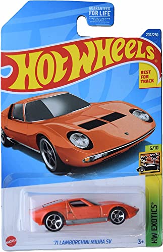 Hot Wheels '71 Lamborghini Miura SV miniatura 1