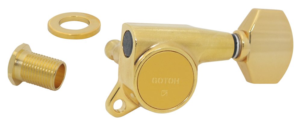 【新品未使用】GOTOH ゴールドペグ GOTOH ゴトー ギター ペグ SG381 B01 GG ゴールド LR/G 両側 6個