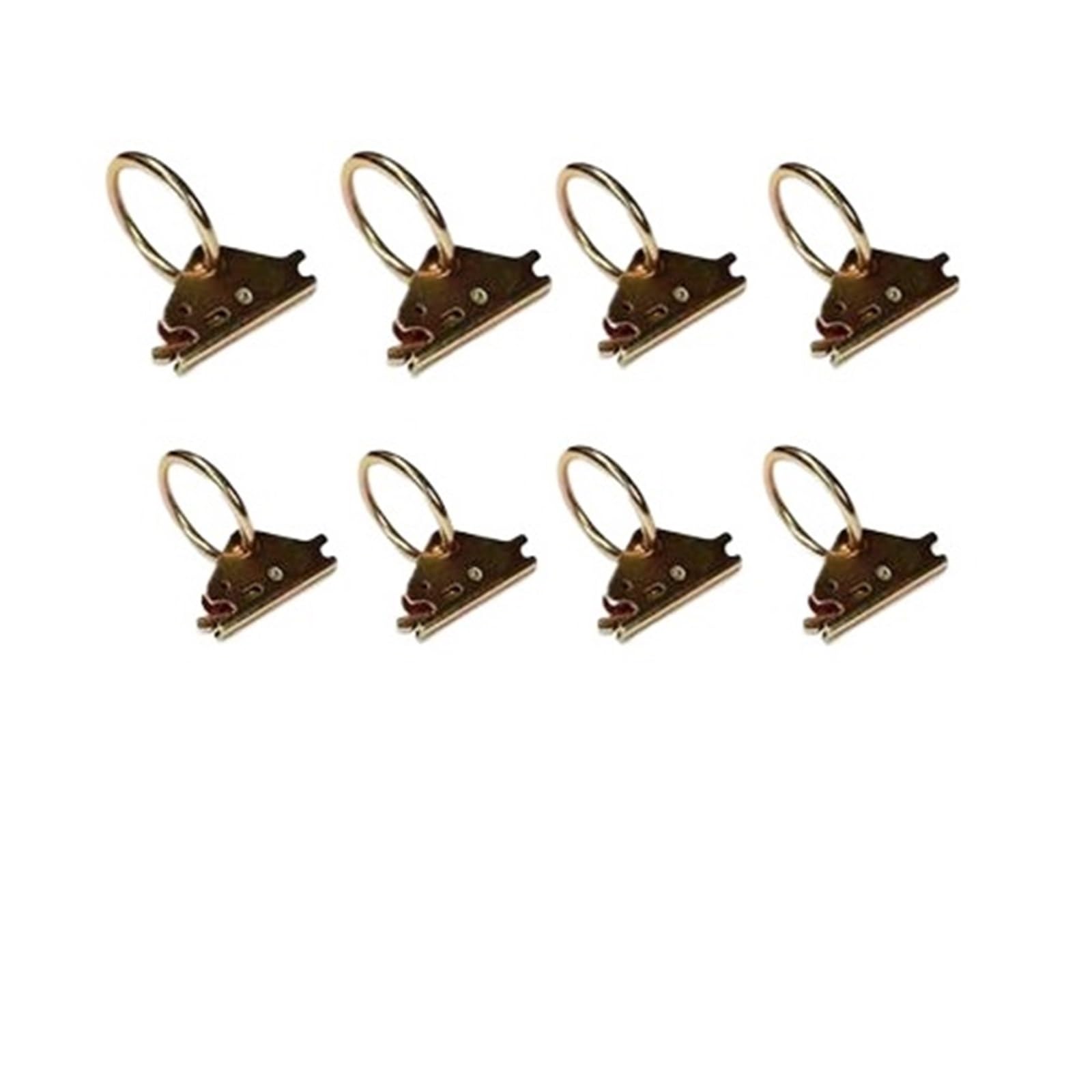 Pjfcewfdgx 8 Packs 2/4/ Steel E-Track O-Ring Anchors For Enclosed & Flatbed Trailers