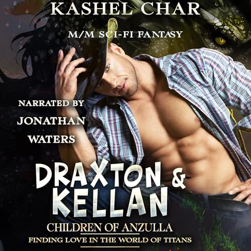Page de couverture de Children of Anzulla: Draxton & Kellan - Speculative M/M Sci-Fi Fantasy Mashup