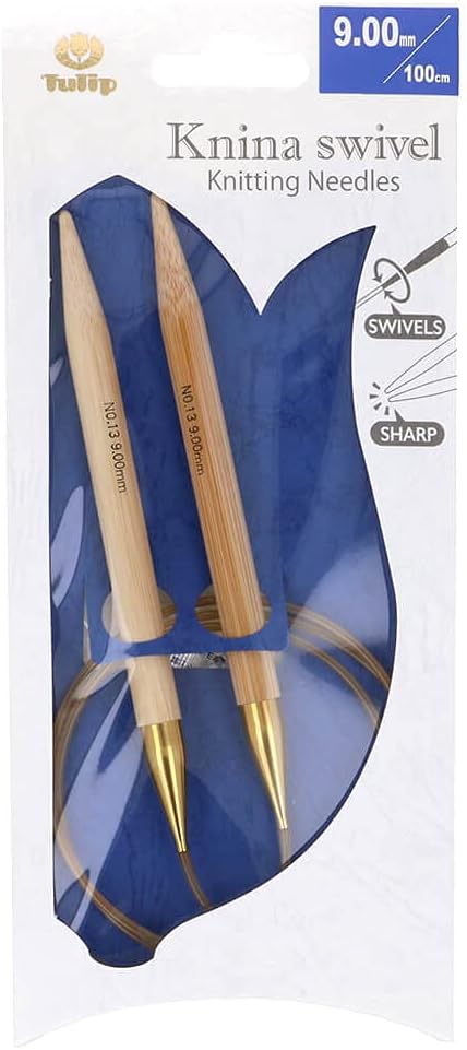 Tulip Knitting Needles, Bamboo, Beige, 100 cm x 4 mm
