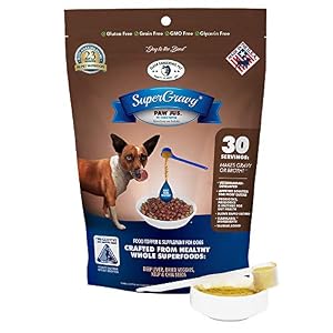 SuperGravy PAW jus - Pure Canine Meals Gravy Topper - Hydration Broth Meals Combine - Human Grade – Kibble Seasoning for Choosy Eaters – Gluten Free & Grain Free, 30 Scoop, 01046 SuperGravy PAW jus – Pure Canine Meals Gravy Topper – Hydration Broth Meals Combine – Human Grade – Kibble Seasoning for Choosy Eaters – Gluten Free & Grain Free, 30 Scoop, 01046