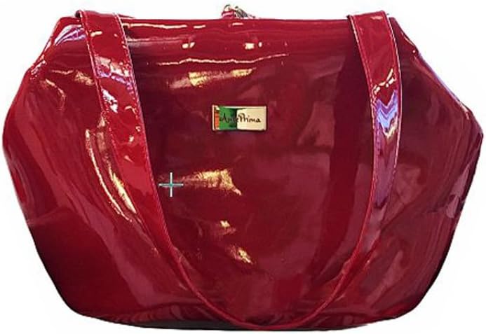 ANTEPRIMA Enamel Leather Tote Bag