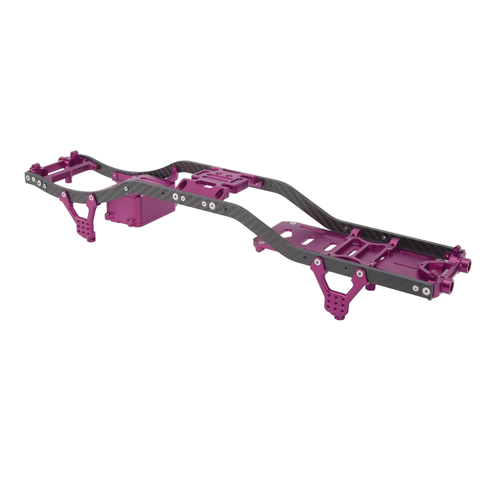 VGEBY RC Chassis Frame Carbon Fiber 1/10 Wheelbase, Chassis Kit for RC