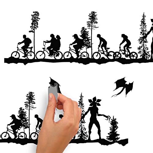 RoomMates Stranger Things Forest Scene Peel and Stick Wall Decals by RoomMates - Used condition - Image 4