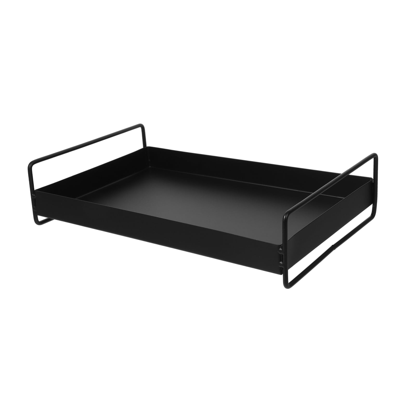 Plateau de service métal pour présentation sur table raffinée
