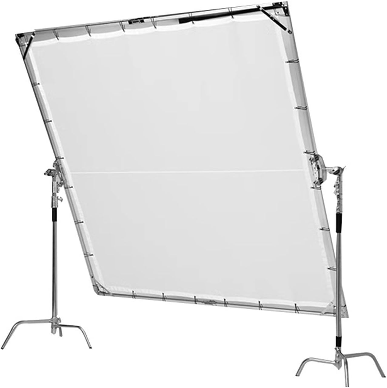 Butterfly Light Modifier Screen Cloth with Base Stand 94.49x94.49 inch Diffuser Photography Backdrop for Studio Portrait Photoshoot