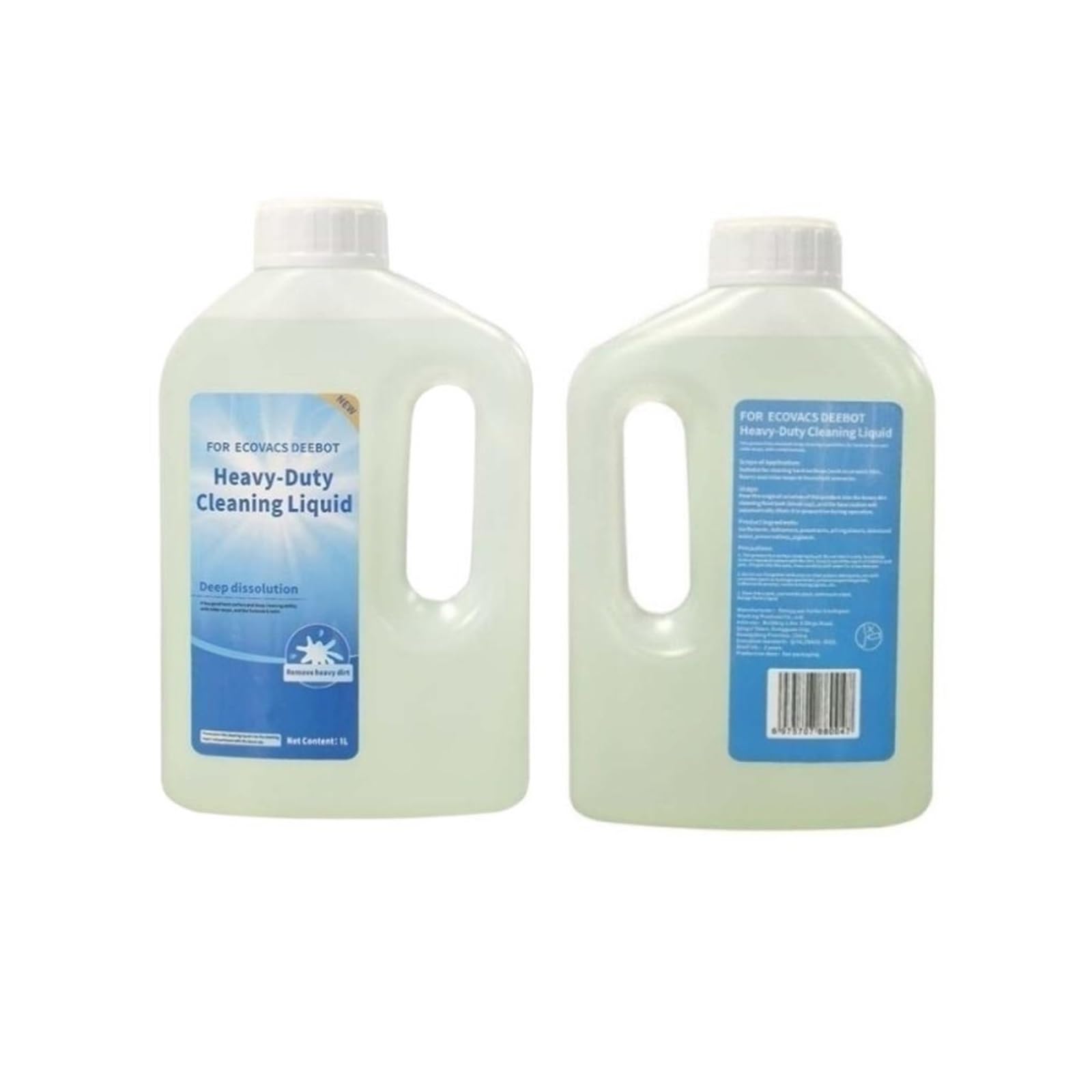 Staubsauger-Boden-Hochleistungsreiniger (1000 Ml). Kompatibel Mit DEEBOT X12 OmniCyclone / X1S PRO / X5 Pro Plus / T80 OMINI / X11 OmniCyclone / N30 PRO OMNI(2pcs)