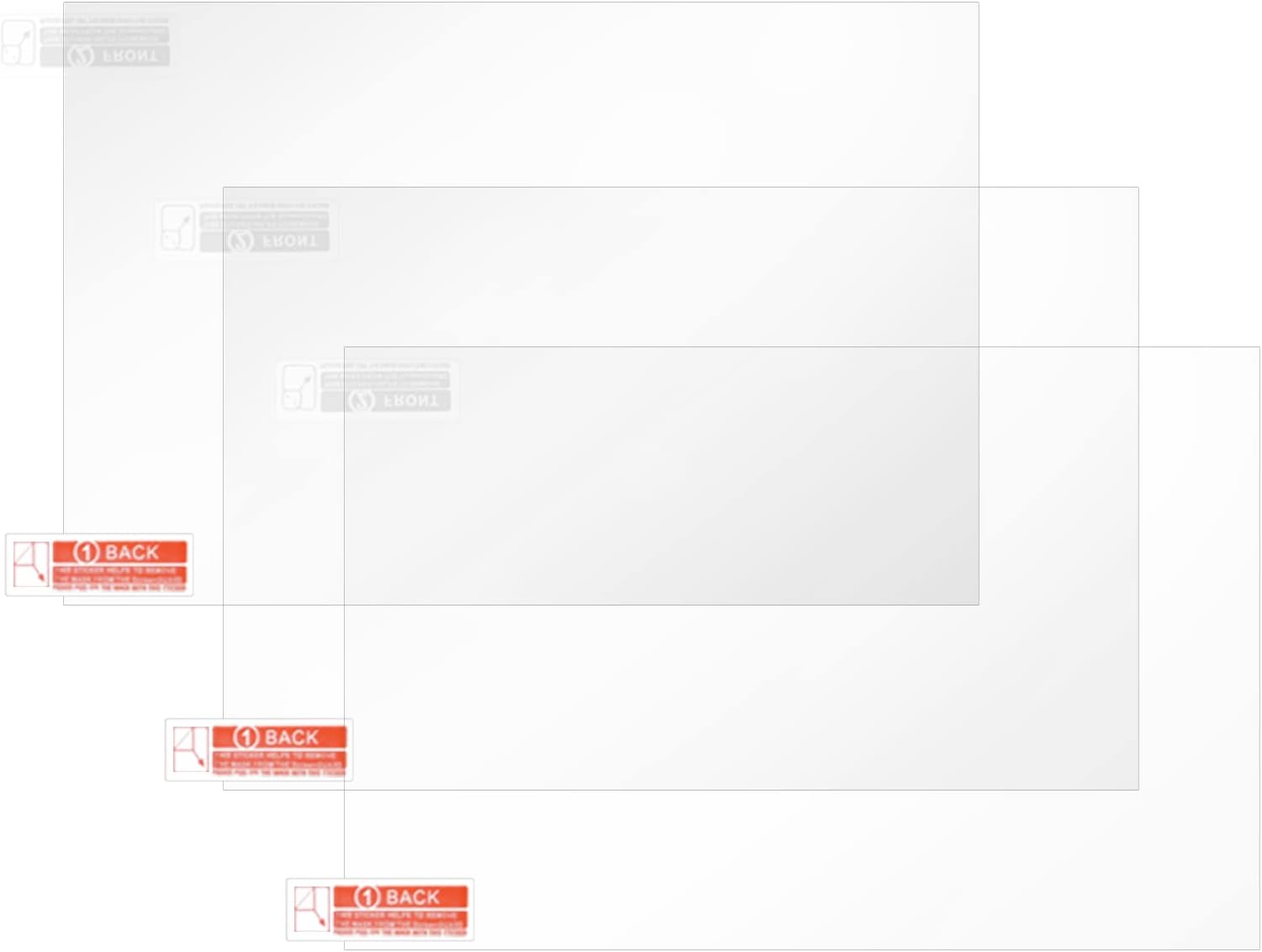 3Pcs Protect Films for Elegoo Jupiter 12.8 Inches 297.8x161.5mm Resin 3D Printers LCD Screen Protector (Jupiter)