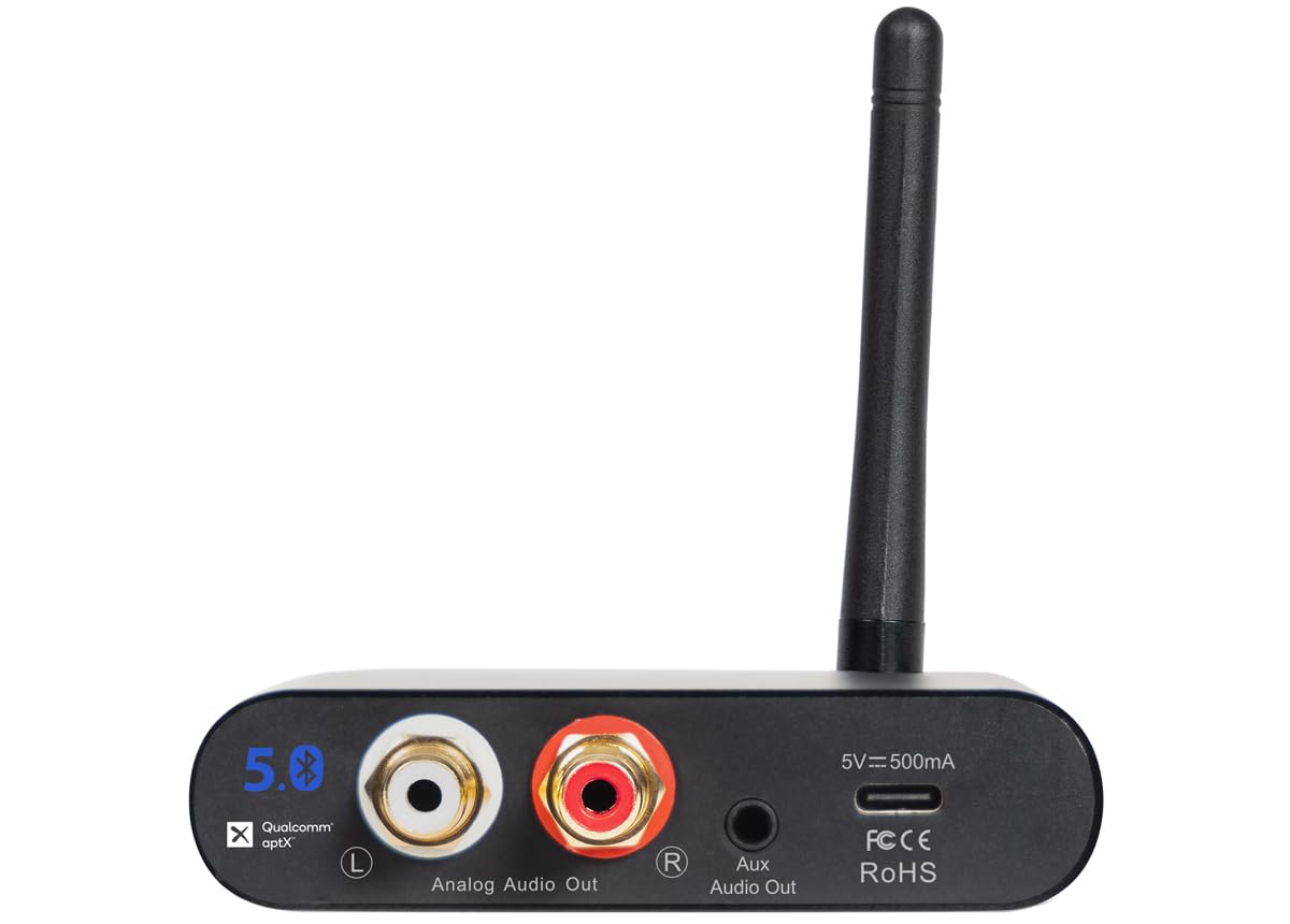 Pure Resonance Audio Récepteur audio sans fil Bluetooth BTR1 avec portée de 30,5 m